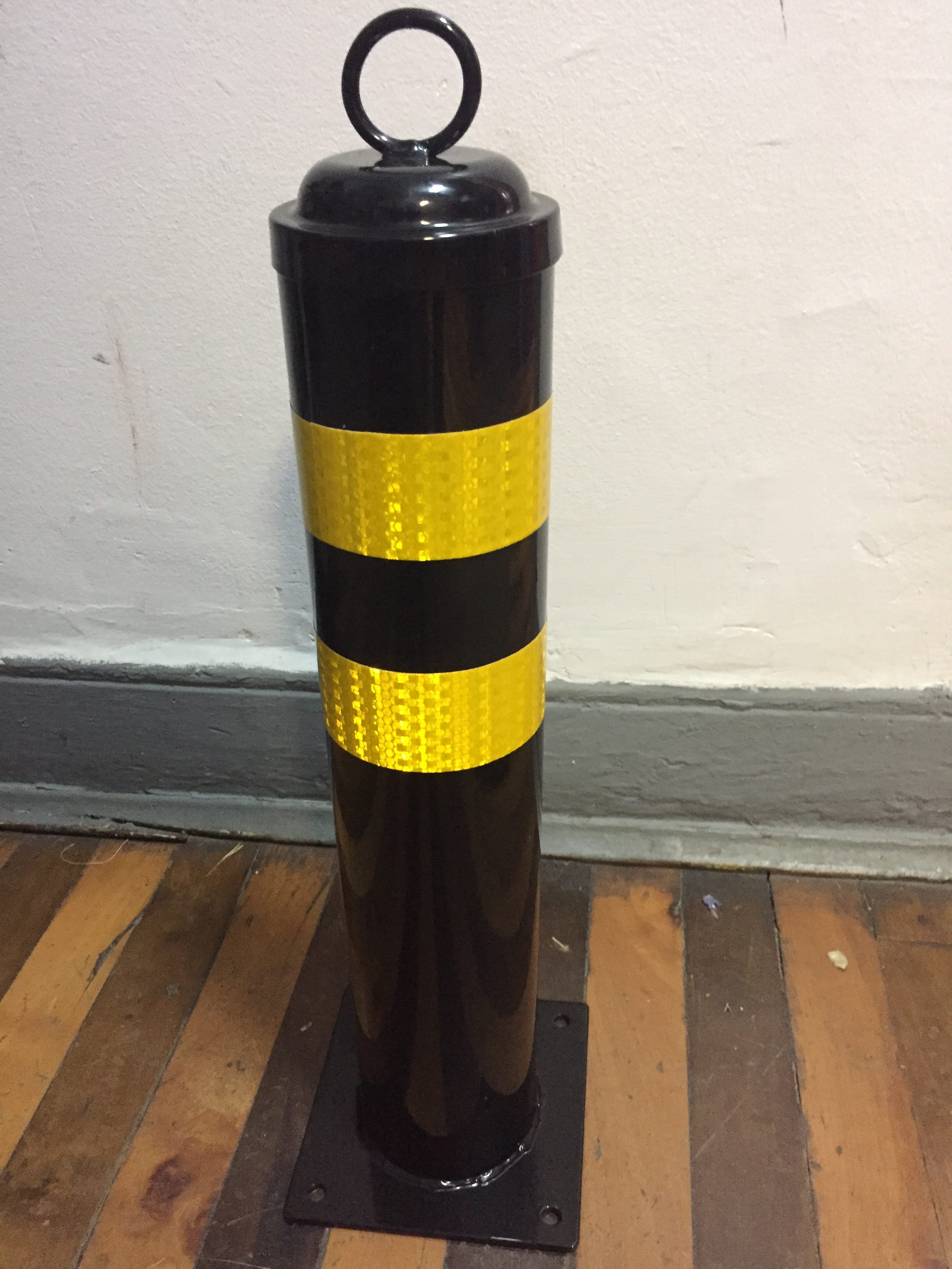 BOLARDO METALICO FIJO 50 cm x 4" - Saveline