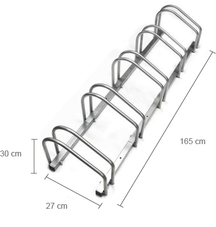 Bicicleteros Z para 5 Bicicletas