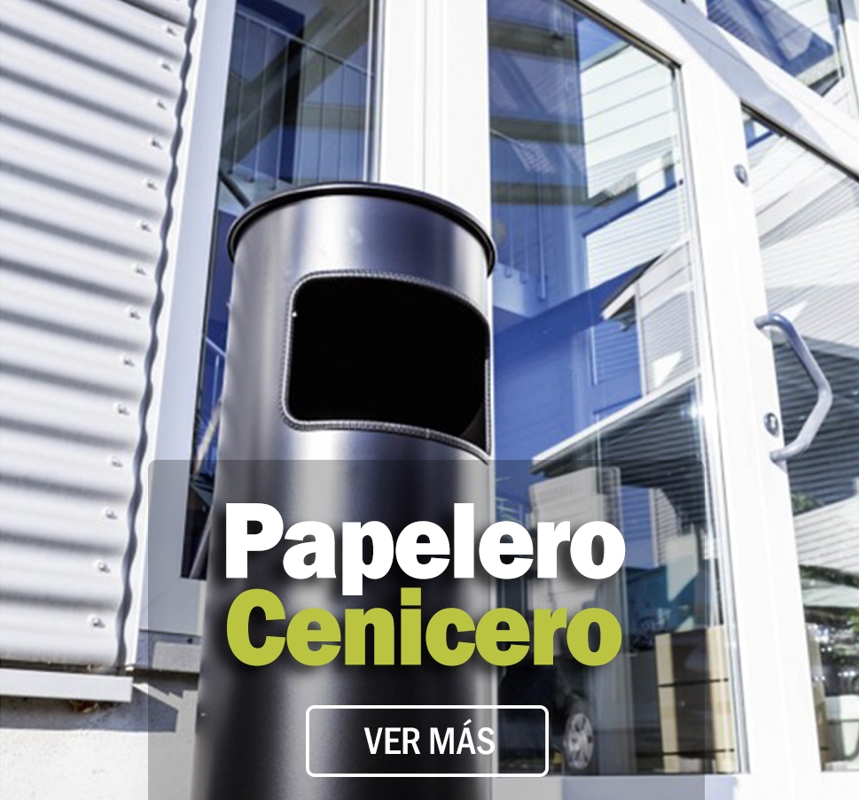 Papelero cenicero