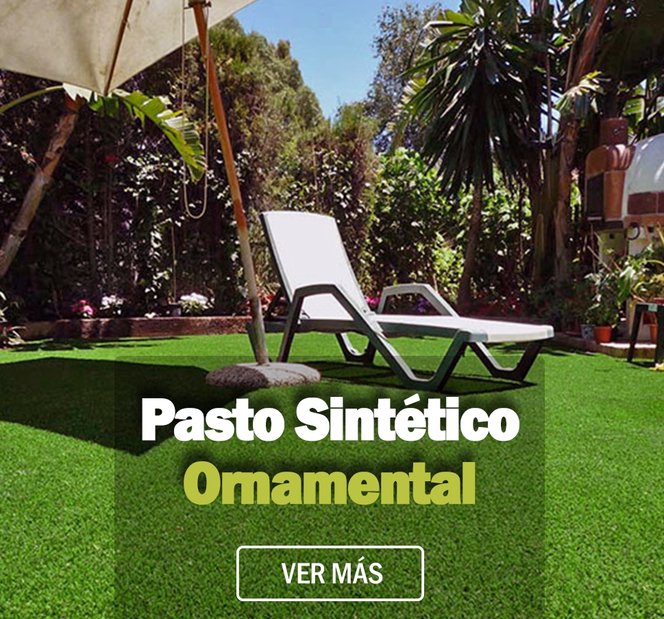 Pasto sintetico ornamental