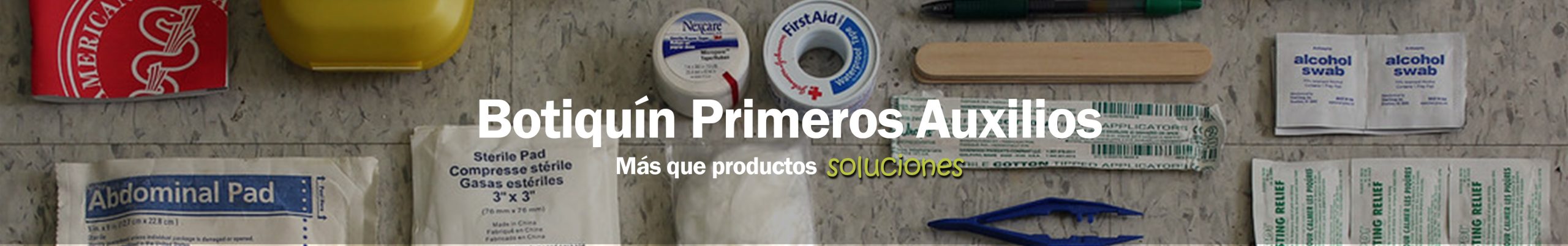 Botiquin primeros auxilios