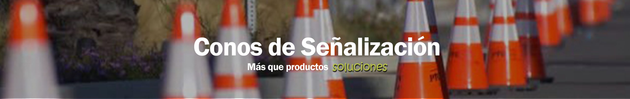 Conos de señalizacion